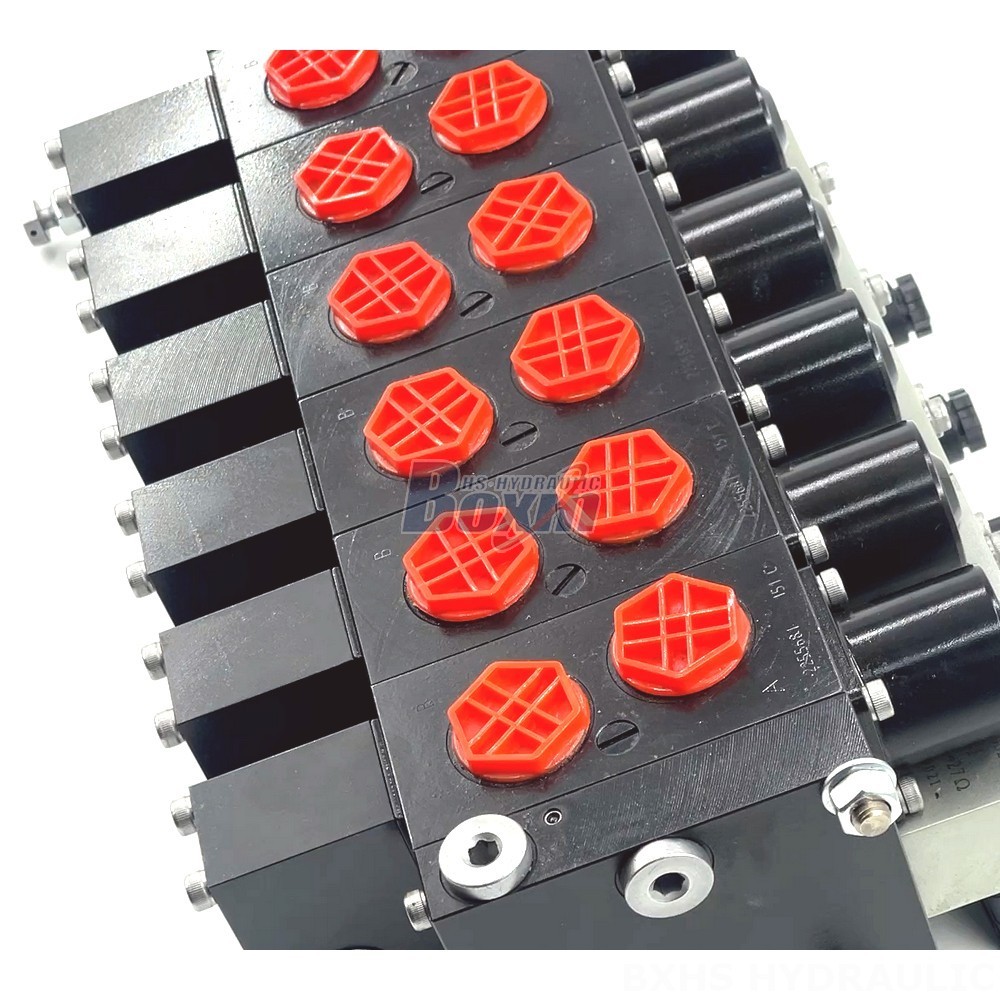 HSDSL Electric Proportional and Manual 6 Spool Proportional Control Valve: Innovate with Precision detail image